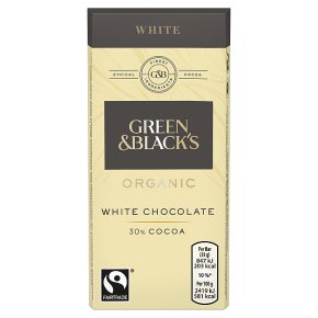 Green & Black's organic white chocolate bar - Waitrose
