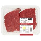 essential Waitrose beef ranch steak - 370g 